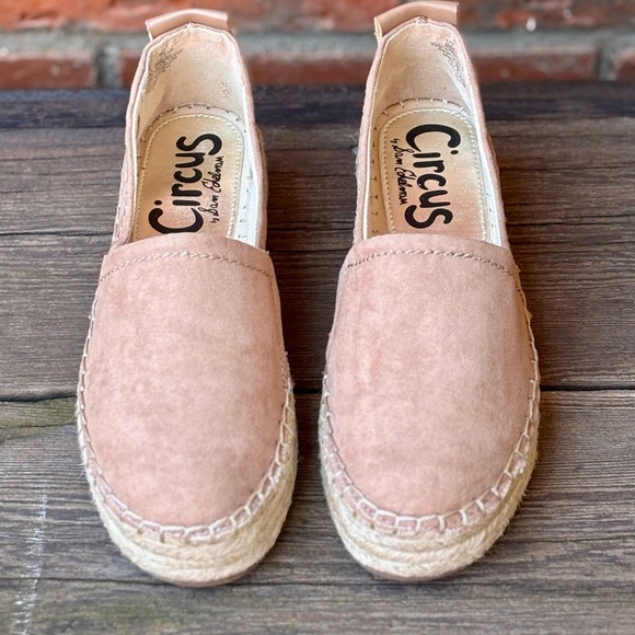 Circus by Sam Edelman Camdyn Blush Pink Espadrille Slip Ons Flats Sz 6M NIB - Picture 5 of 12
